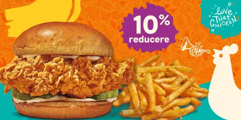 POPEYES – reducere de 10% pentru studenți
